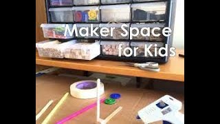 Makerspace ideas for kindergarten English corner