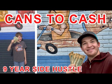 Side Hustle At 11yrs Old | Recycling Cans To Cash
