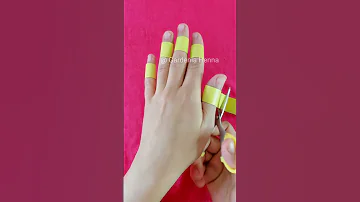 افكار وحيل للحناء بلشريط اللاصف جدا سهله How To Make Henna With Adhesive Tape 