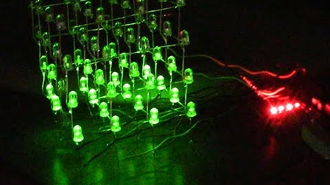 Building a 4x4x4 Dynamic LED Cube - With Flashy Lights!