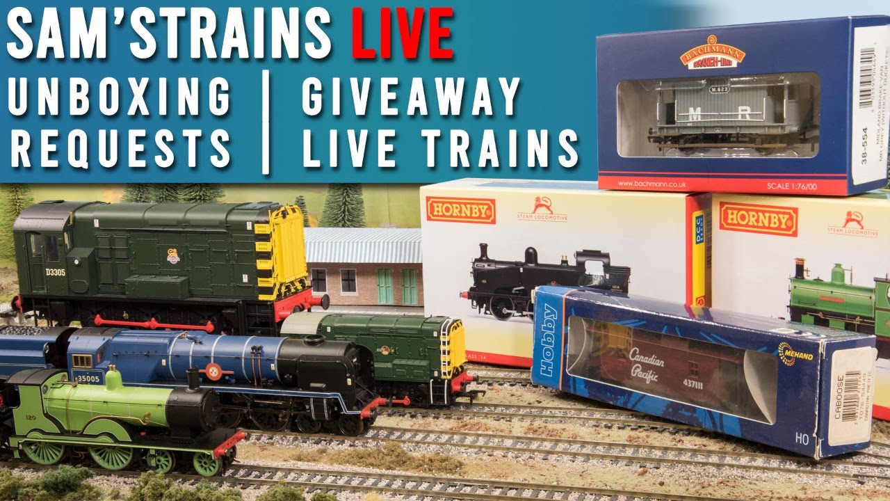 Sam'sTrains Live | S12E1 | + Caboose Unboxing - YouTube