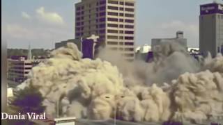 Ini Cara Merobohkan Bangunan Gedung yang sudah tua (3) KUALITAS HD