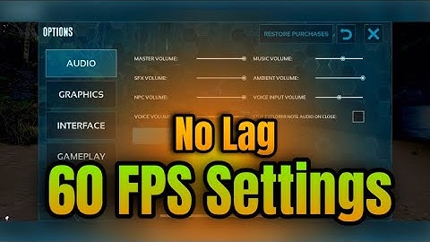 No Lag | Bug Fix | Full 60 FPS Settings💥 New Ark Ultimate Mobile Edition| #arkultimatemobileedition