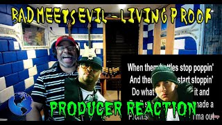 Bad Meets Evil   Living Proof Lyrics - Producer Reaction