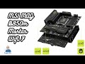 MSI MAG B850M Mortar WIFI vs Aorus Elite Ice & Asus TUF B850M – Test & Montage