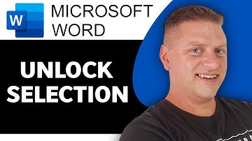 How to Unlock Selection in Microsoft Word | Word Tutorial 2025