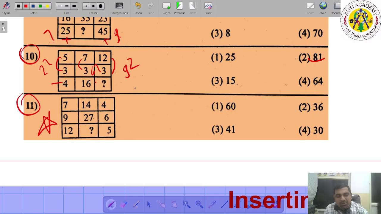 Inserting Missing Number