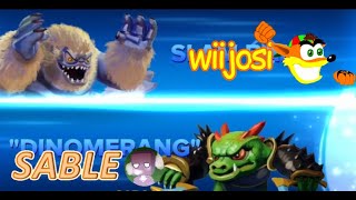 Slam Bam Wiijosi Vs Dinorang Sable 11 Skylanders Swap Force