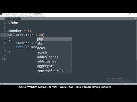 Social Website from scratch - Part 19 - While loop | OOP PHP with MYSQL Database