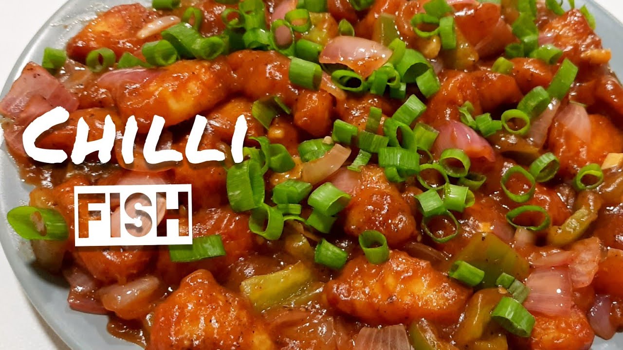 chilli fish/chilli fish recipe/easy recipe - YouTube