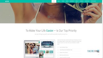 Accio Responsive Parallax One Page Joomla Template        Haruto Juro