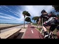 30 Minute Cambrils Sunshine Beach Cycling Training Spain 4K Video 2017