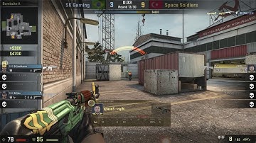 SpaceSoldiers nGIN 1v4 Clutch vs SK Cache @ ESL COLOGNE 2017