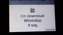 Como baixar whatsapp (NOKIA C3) muito fácil!