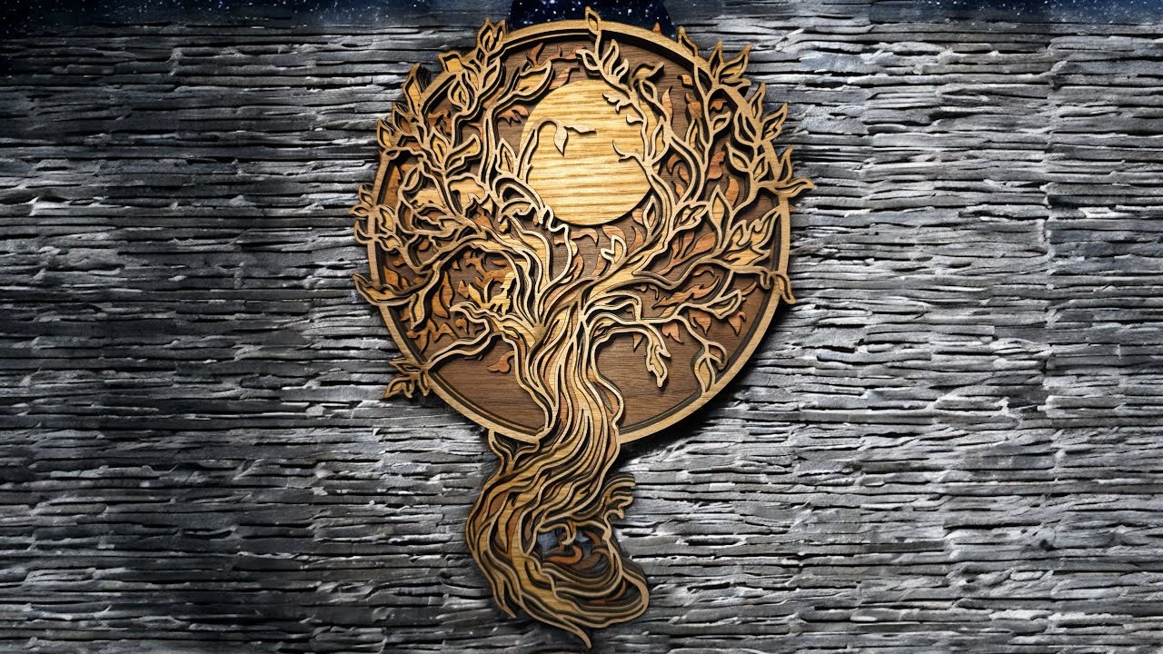 Лазерная резка настенного искусства, которая продается!