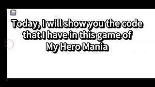 Featured image of post Code Hero Mania We want to provide v0 4 9 patch notes