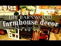 Antique Store Tour + Easy DIY Barnwood Projects for Resale | Farmhouse Decor Trash to Treasure