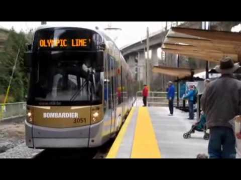 Olympic Line Vancouver 2010 Bombardier Flexity Str...