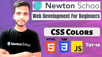 Css Colors | Web Development for Beginners | Newton School | Curious Vian