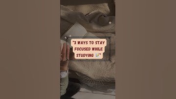 3 Ways to Stay Focused While Studying📝 | Study Hacks for Students 📚 | Bright Mindset💫