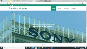 cara membuat web company profile dengan html dan CSS