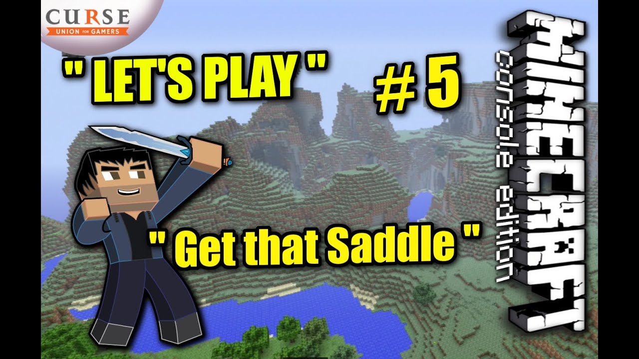 Minecraft PS4 GET THAT SADDLE ! Survival " Let's play " 5 WII
