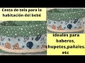 DIY - Como hacer cesta de tela fáciles y practicas para la habitación del bebé