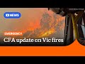Firefighters battling multiple out-of-control blazes across Victoria | ABC NEWS