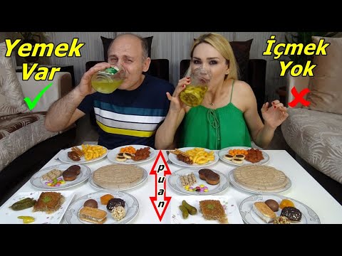 YEMEK VAR İÇMEK YOK CHALLENGE!! RUKİYE ÇETİNKAYA