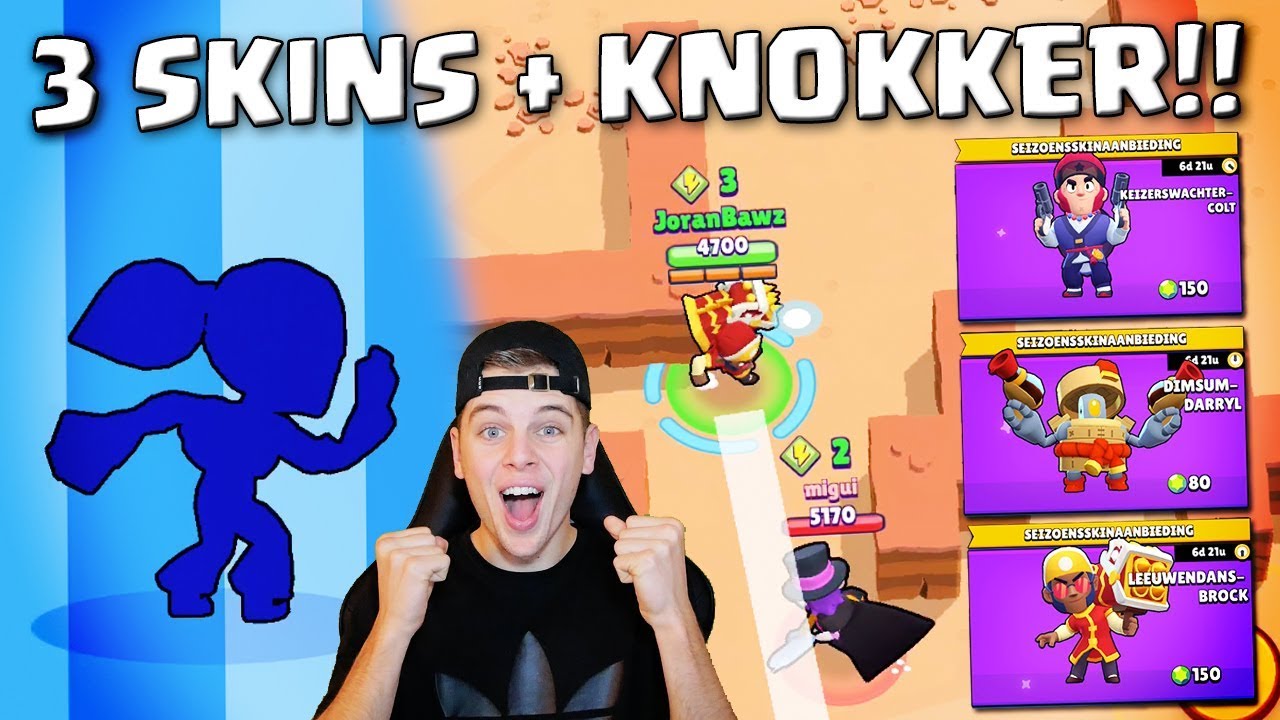 3 NIEUWE SKINS + GRATIS KNOKKER IN BRAWL STARS ...