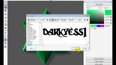 como hacer texto animado con xara 3D