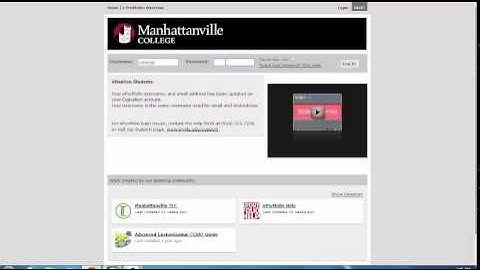 Digication: How to Log in to Your ePortfolio