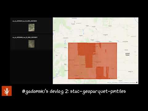 devlog 2: stac-geoparquet-pmtiles
