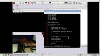 RaspberryPi: screencast 3 bits binary counter using RPi2 control with C++ episode 1