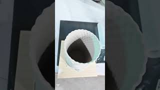 3D-printed ceramic vase #3dprinting #clay3dprint #ceramic3dprinting