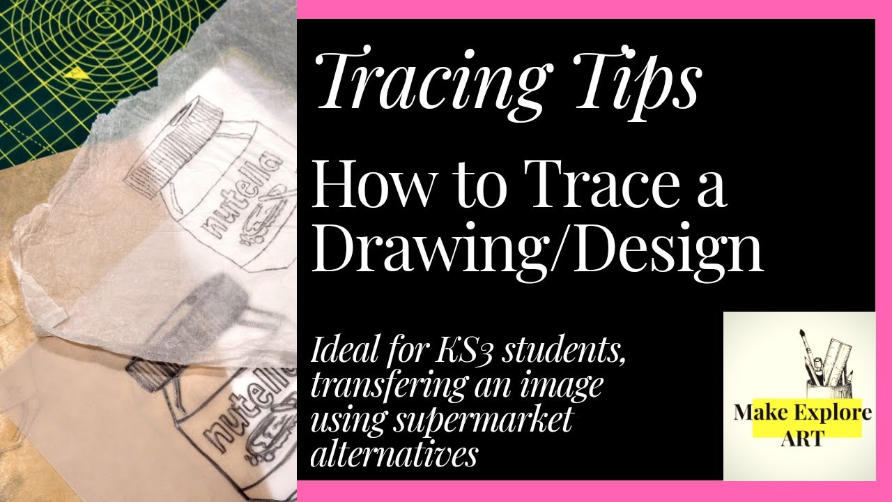 How to Trace a Design using Tracing Paper and Alternatives