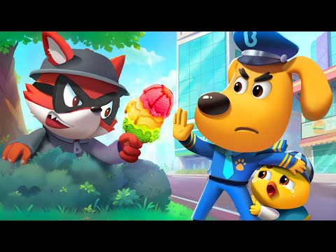 Police Officer And Missing Baby | Kids Cartoon | Safety Cartoon | Sheriff Labrador | Babybus