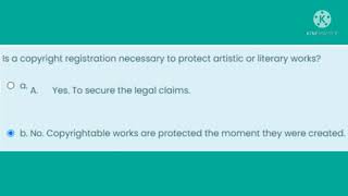 Answer Key | Proper Etiquette in Sending E-mail & Understanding Guidelines for Copyright