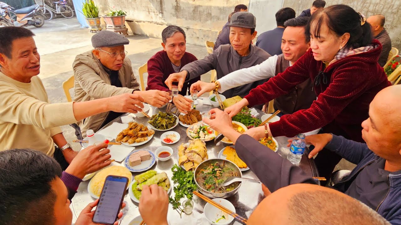 Về Quê Thái Thụy Thái Bình Đám Giỗ 5 Mâm cùng Đại Gia Đình. Nguyễn Tất Thắng