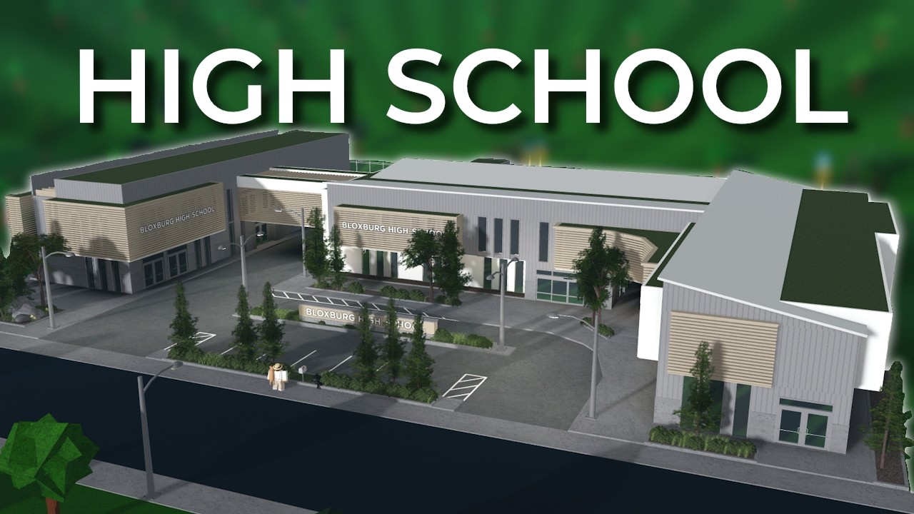 School Building Design Bloxburg