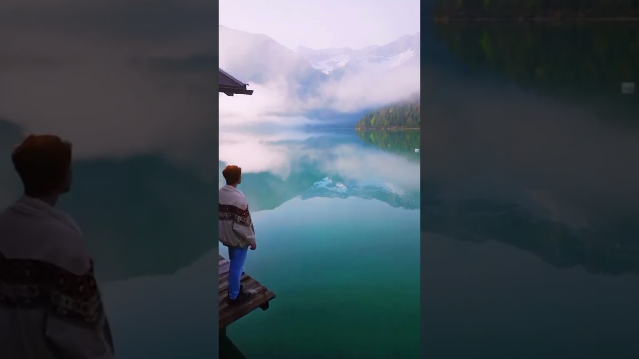 Plansee's crystal-clear waters in the Austrian Alps