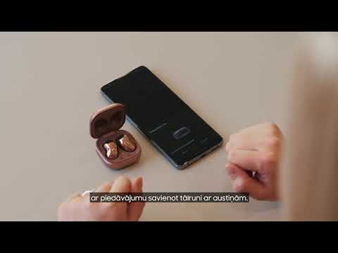 Kā Galaxy Buds Live austiņas savienot ar viedtālruni?