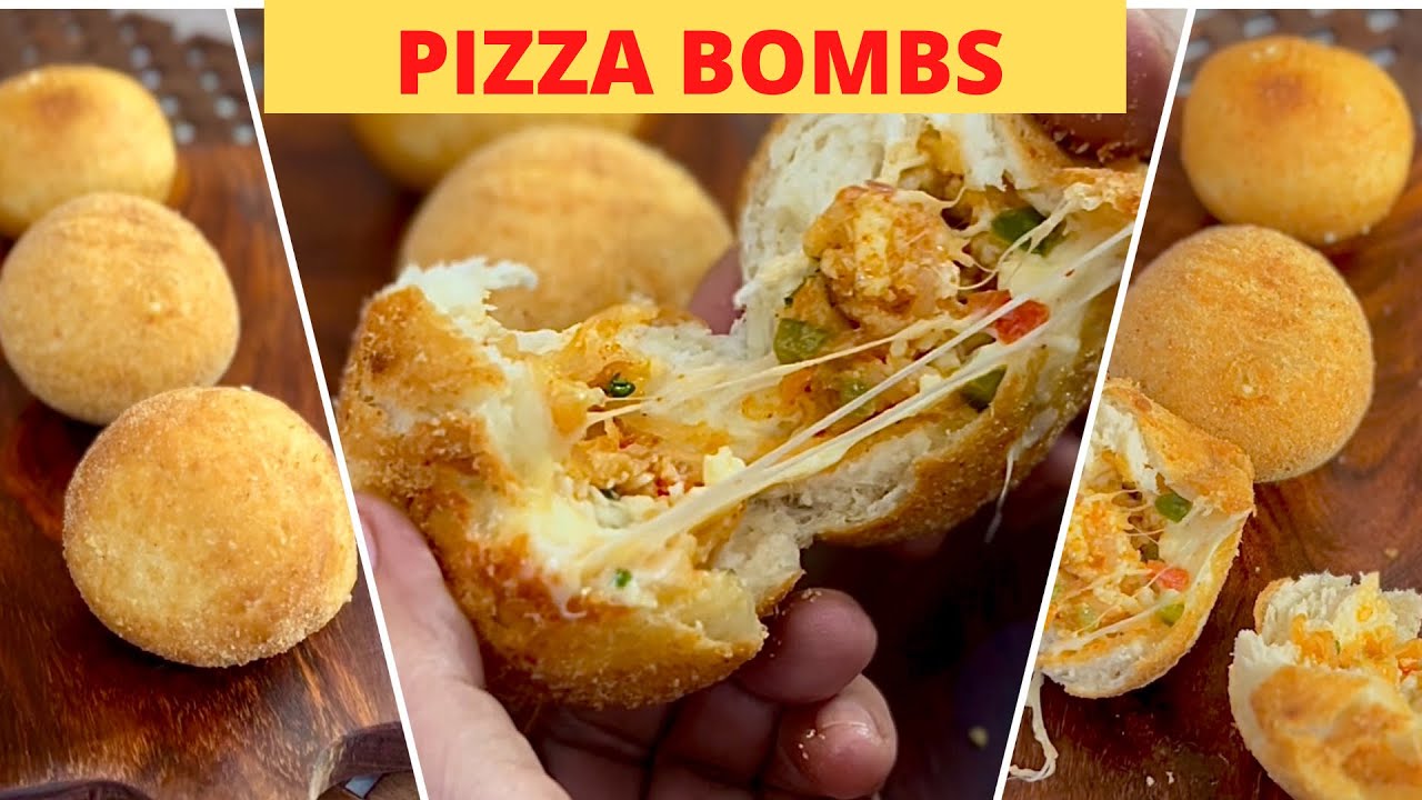 Crispy Pizza Bombs Recipe Pizza Bombs Cheesy & Easy By Rulicious
