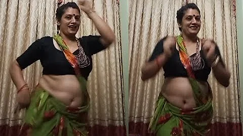 deep navel hot dance nepali aunty