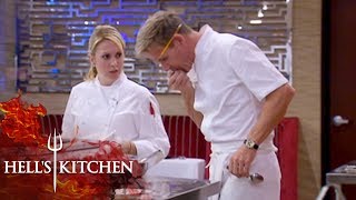 Gordon Ramsay Spits Out Disgusting Salty Food | Hell's Kitchen