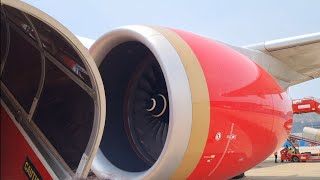 India's Latest, futuristic & biggest plane - Air India AI-583 (Airbus 350-900) | Full Vlog