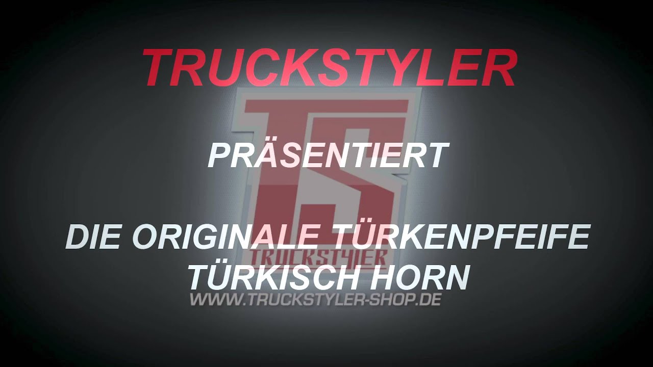 Original Türkisches Horn Türkenpfeife 24V LKW TUNING