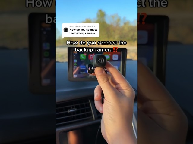 This is how to install our backup camera in less than 5min 📸✅ class=