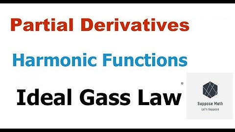 Partial Derivatives, Harmonic Functions ( Calculus by Swokowski ) | Suppose Math with Akhtar Abbas