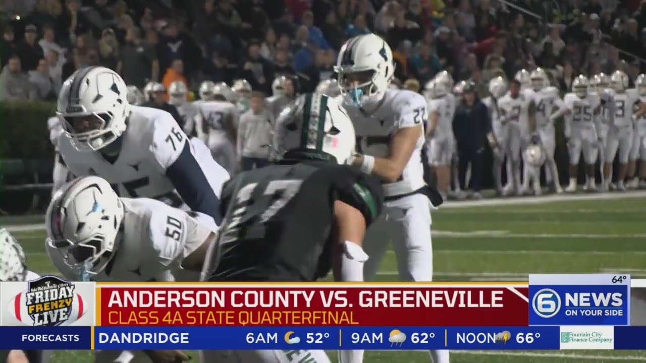 Greeneville downs Anderson in 4A quarterfinal